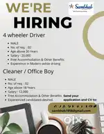 Driver Job in Sundargarh Odisha Mining Company(4 Wheeler Driver)