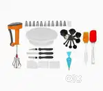 Cake turn table and blender