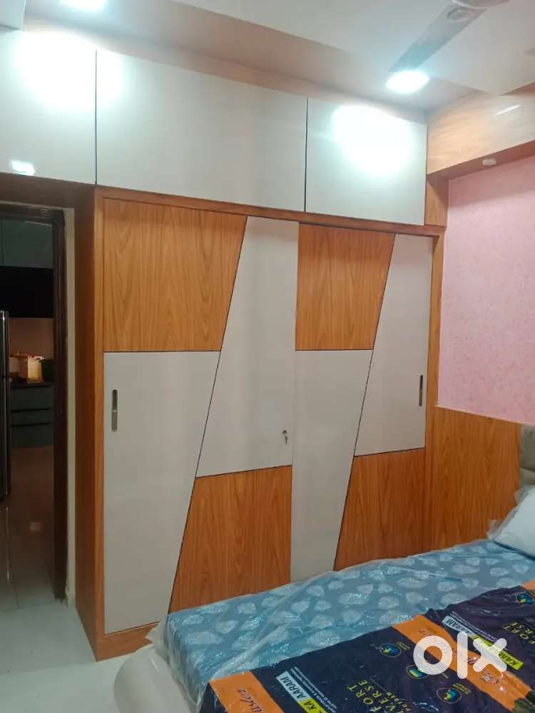 Homes office bungalow in complete furniture pop colour work solution