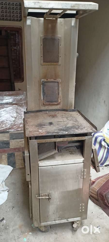 Shawarma machine dual heater