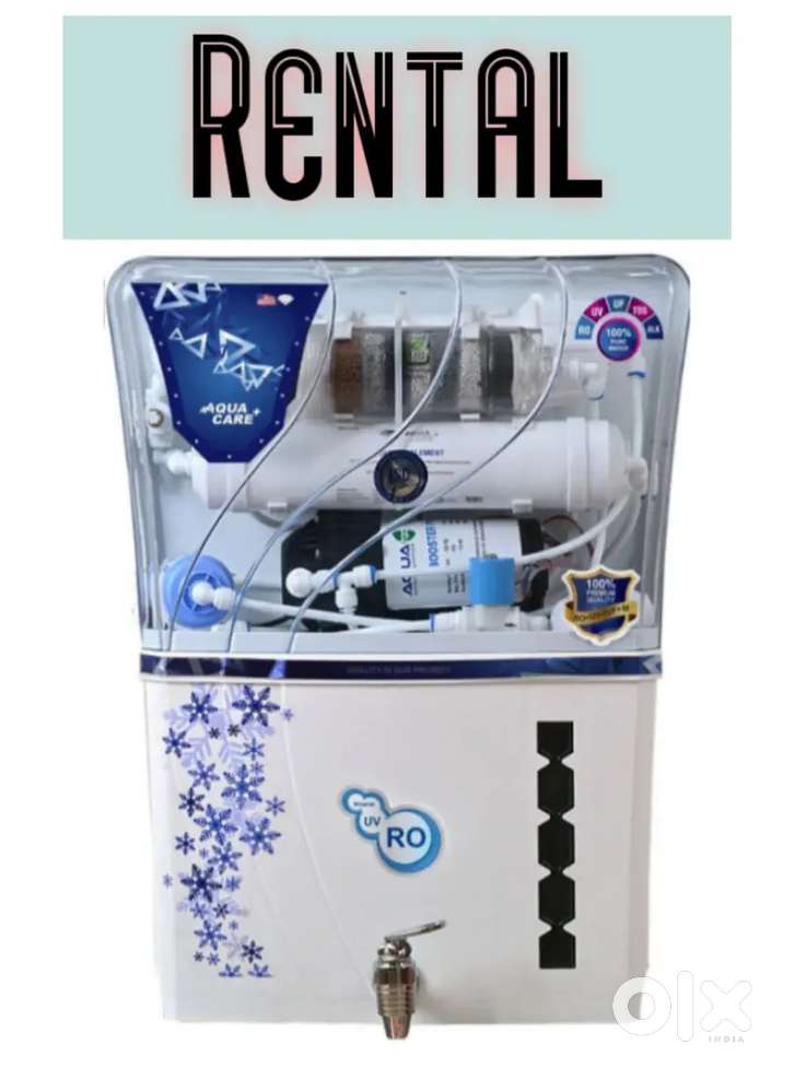 Ro water purifier available on rent