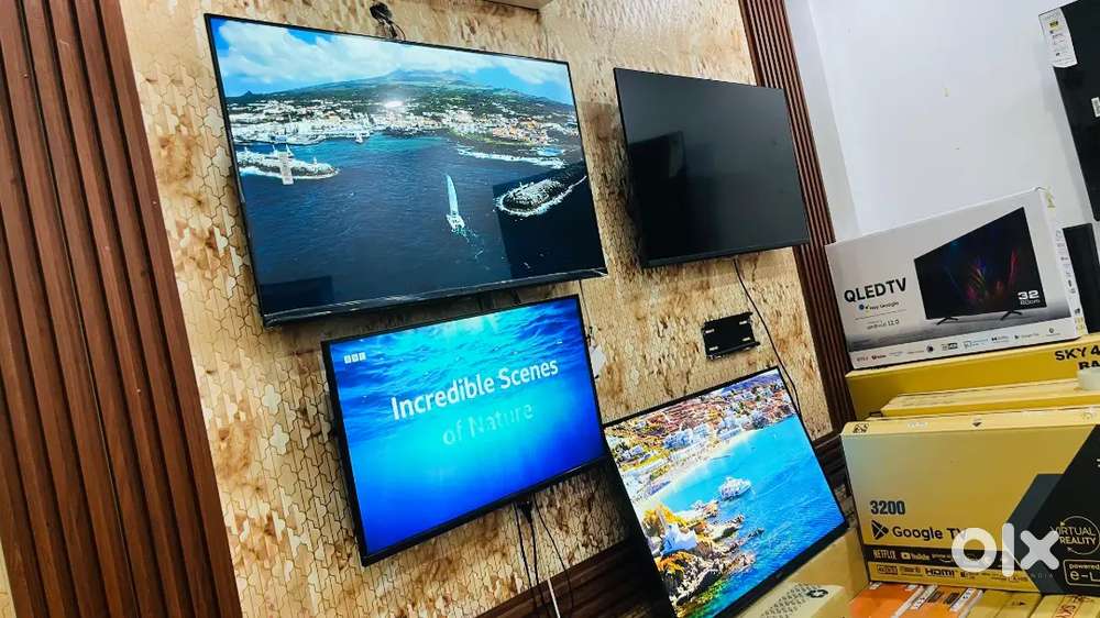 43 Inch Smart LED TV  4K Support Android 14 Free Delivery Warranty