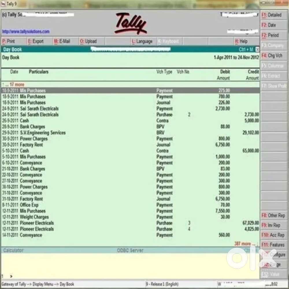 Tally software for sale
