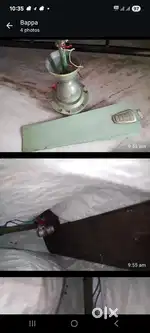 Old ceiling fan 3 pc