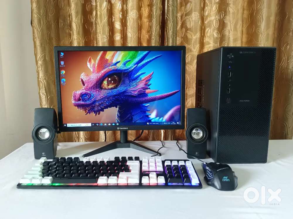 Intel core i5 desktop, 8gb ram 256 gb ssd, gaming and editing