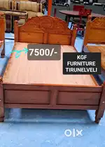 New wooden cot and mattress availablem