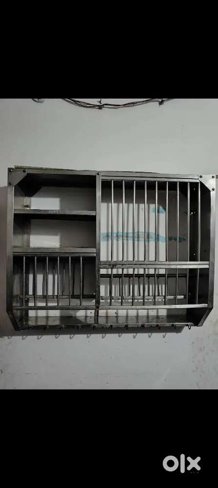 Utensil Kitchen Stand Dish Stand and Wall Mounted Full Size Steel