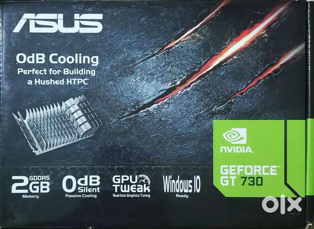 ASUS GT 730 2GB, NVIDIA Chipset 64 bit 5010 MHz Graphics Card (Black)