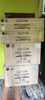 Lg 1.5ton 5star dual inverter ac sealed box with warranty