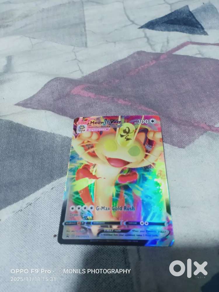 Pokèmon card Real MEOWTH G-MAX( Gigantamax)