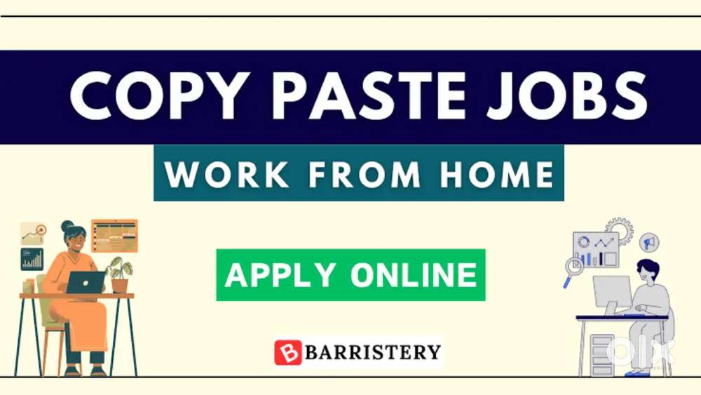 Work from Home &  Copy Paste Work on Social Media with your phone