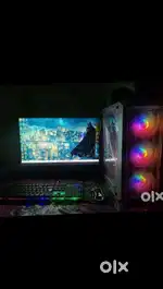 Gaming PC -Ryzen 324'Monitor  RGB SETUP SSD 512 GB GREAT CONDITION