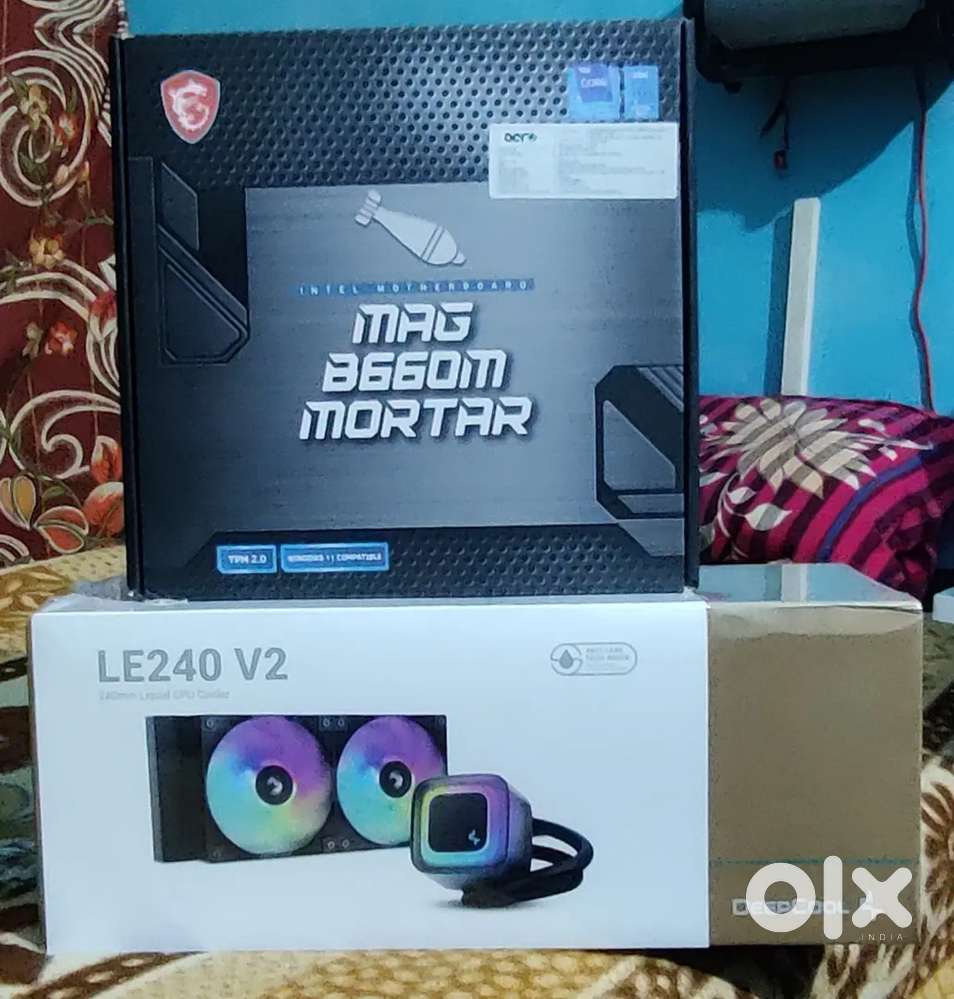 Msi mag b660m mortar ddr5 motherbord &. Deepcool le240 v2 aio cooler