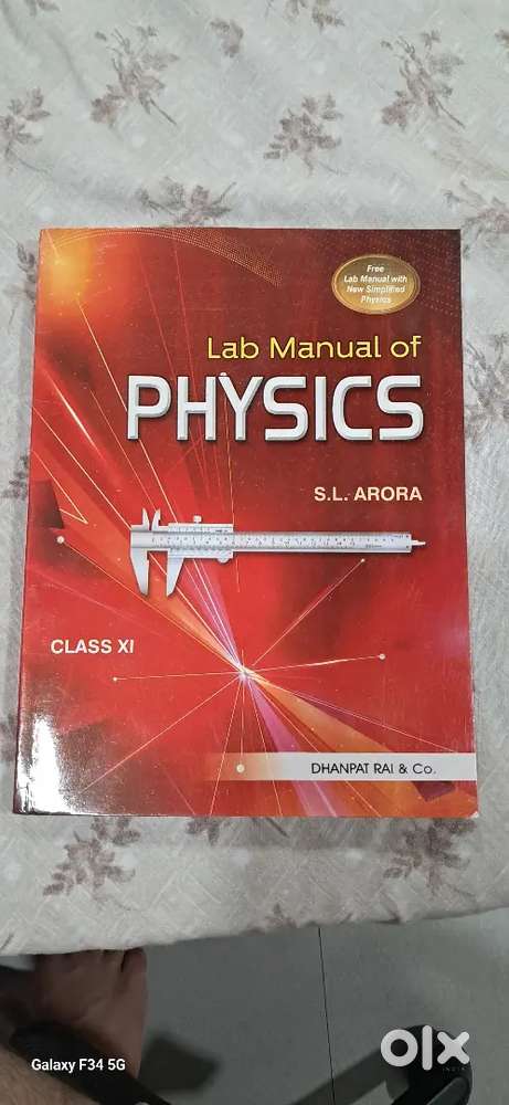 Physics class 11 lab manual