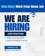 Data Entry Job – Work From Home  Earn ₹22,000 Monthly  Mobile & Comp