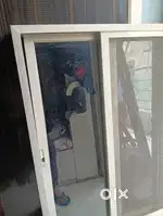 Bathroom door aluminium window