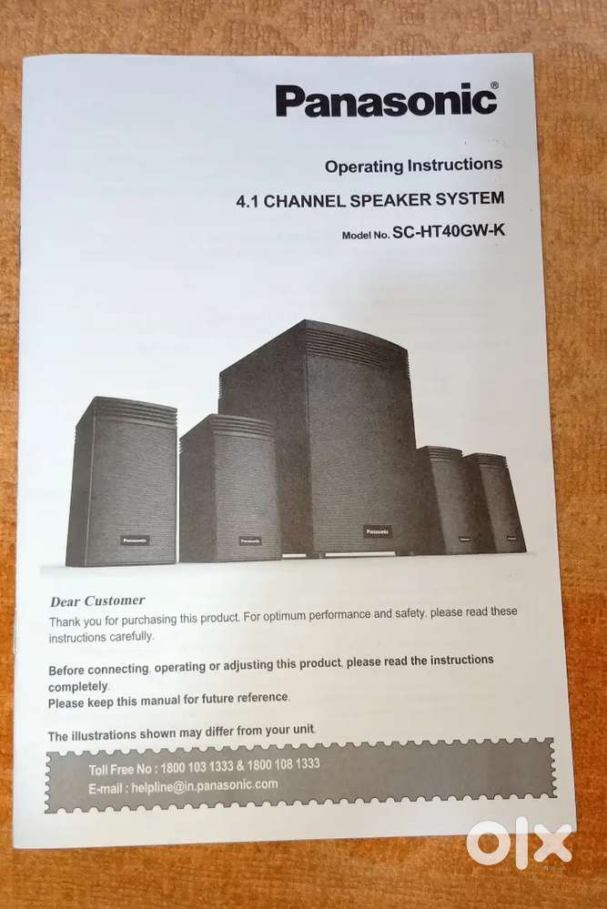 PANASONIC 4.1 HOME THEATER