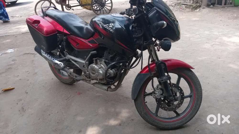 Bajaj Pulsar 150 .I have to buy scooty, Both tyres are new.