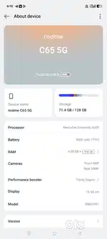 Realme c65 5g