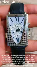 Pierre Balmain unisex quartz Watch brand new gold hand 10 microns