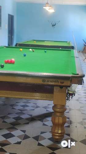 Wiraka Snooker table with steel cusion with all accessories