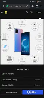 Vivo v25 4g 128/8gb