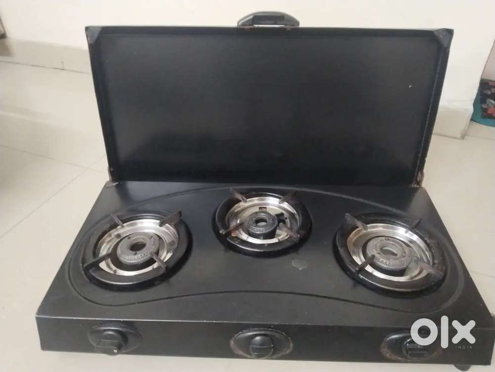Gas stove black colour
