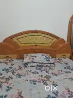 Double bed & mirror