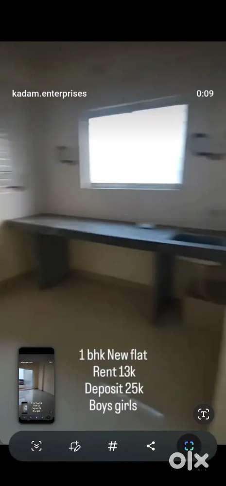 1bhk flat rent family and student Bharti vidyapeeth katraj