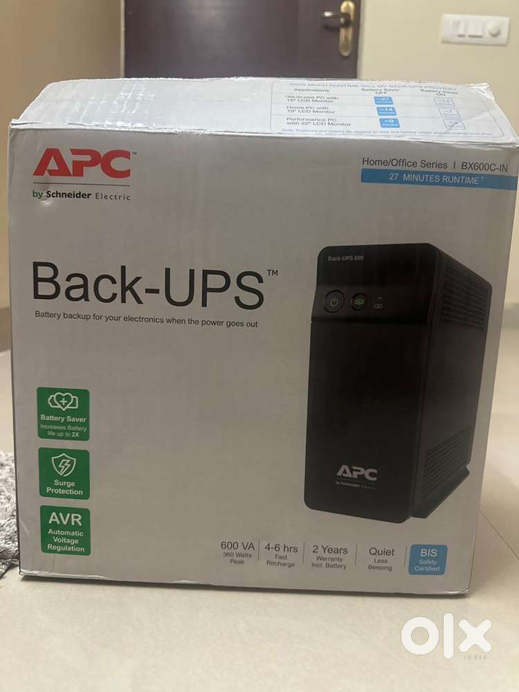 APC BACK UPS ONLY 14 days old under warranty