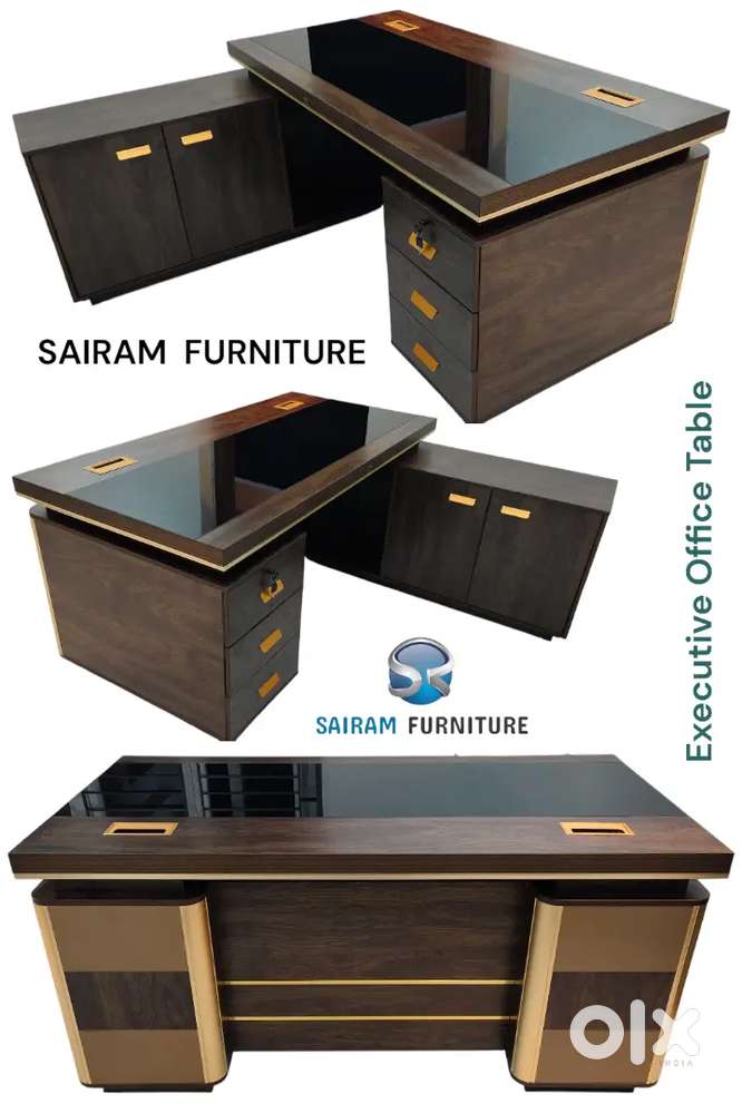 Sairam Furniture new 1.6 meter executive office table with side table