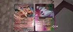 Pokemon cards Charizard ex and M Gengar EX