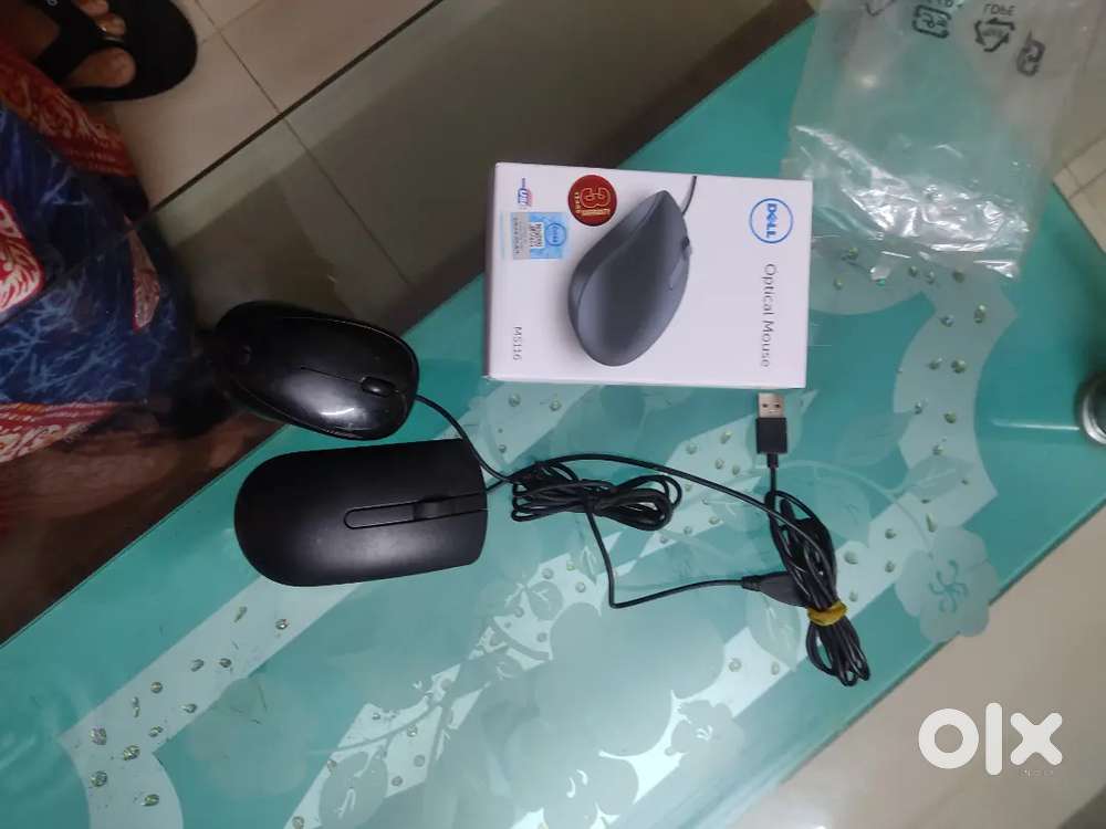 Dell optical mouse brand new MS 116, other  dell and hp mouse