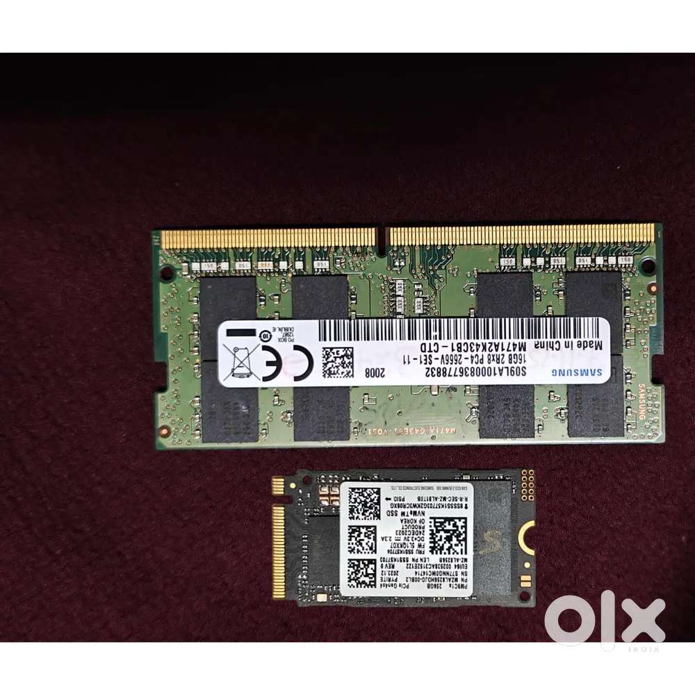 16 Gb Ram & 256 GB SSD