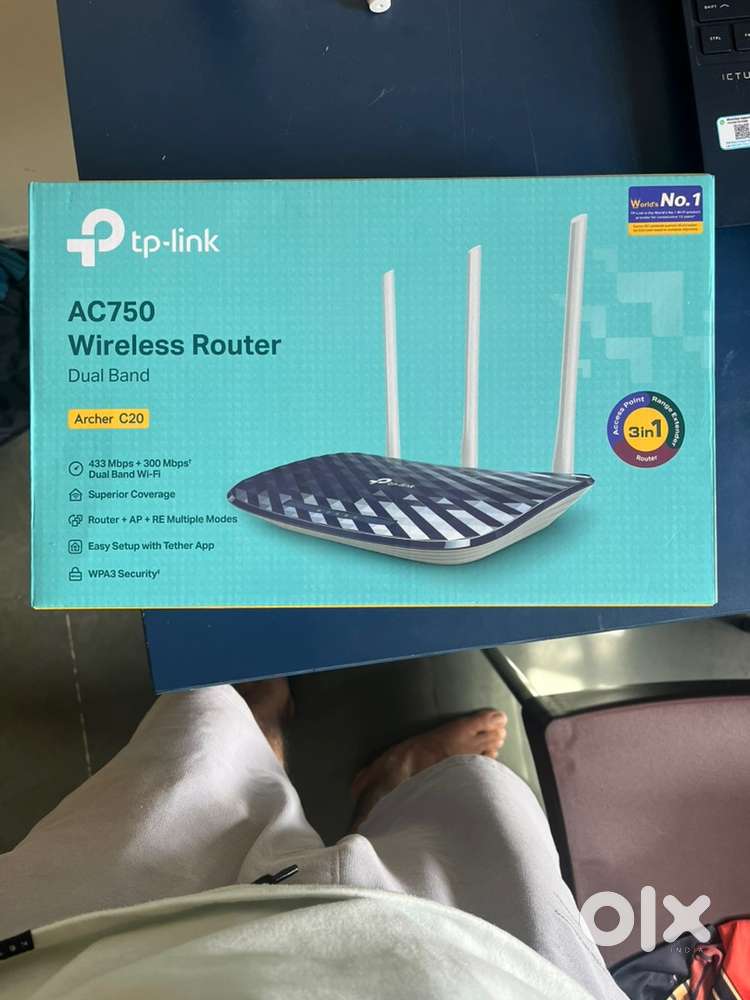 TP-Link C20 Dual Band WiFi Router – Excellent Condition