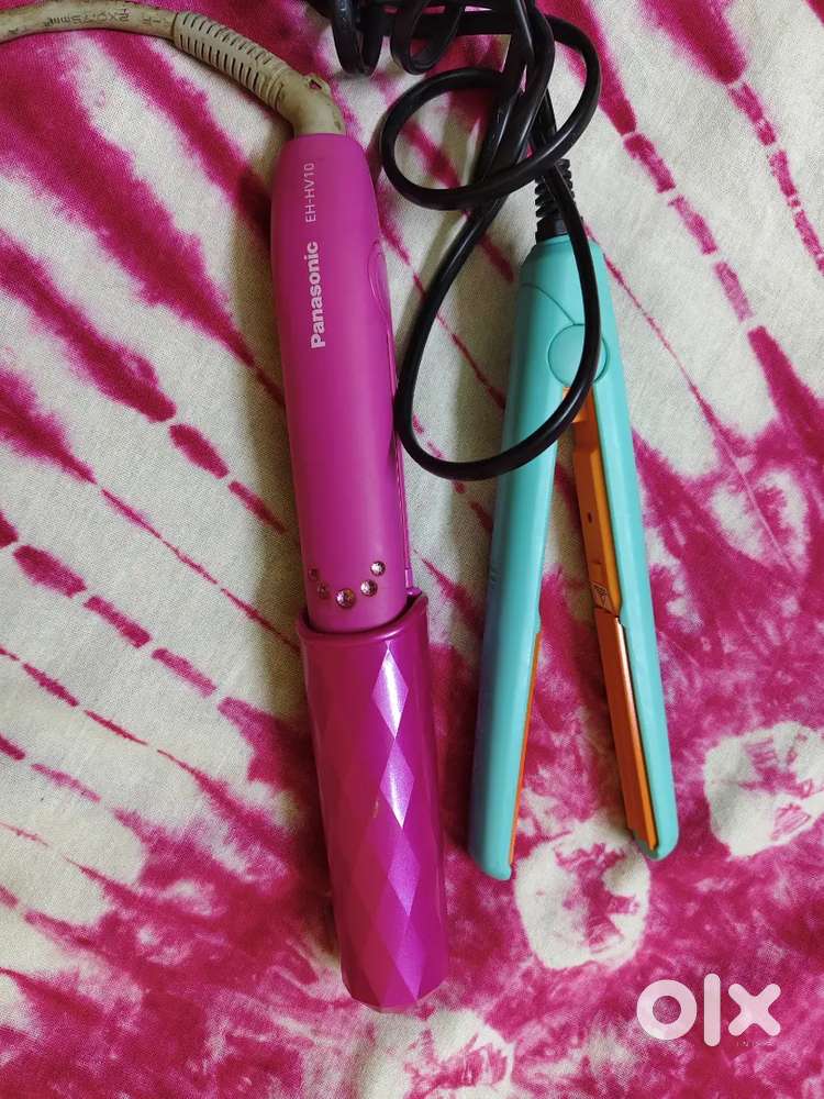 Hair Straightener and Crimper duo.