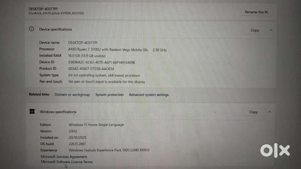 Asus Laptop for Sale