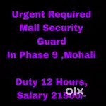 Mall Security Guard hiring Mohali