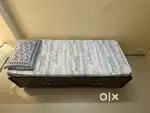 Dewan bed with Mattress & storage