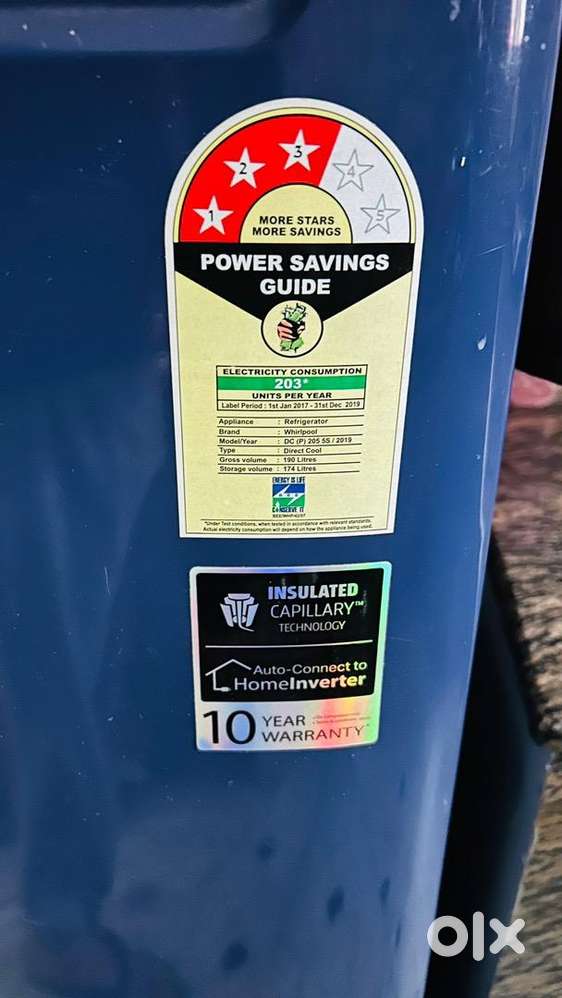 Whirlphool 180lt fridge and LG 6.5lt washing machine