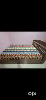 5×7 Cot along with Sleepwell Spine Mattress