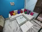L shaped sofa set
