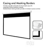 Big vue 84 inch projector screen