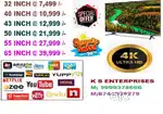 43 INCH SMART LED TV @ 12,999 /-