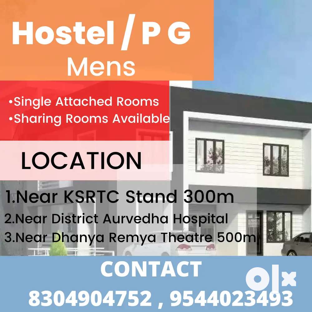 Hostel available at Kottayam