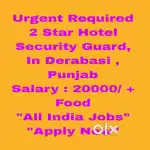 2 Star Hotel Security Guard Job  Derabassi, Punjab - All India