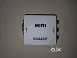 VGA to AV Converter for TV with it's Accessories