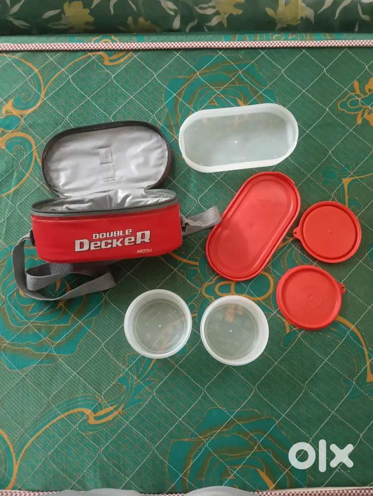 Milton Lunch Box, Double Decker Lunch Box, Milton Double Decker ...