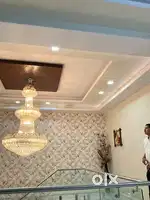 Luxury elegant crystal chandelier