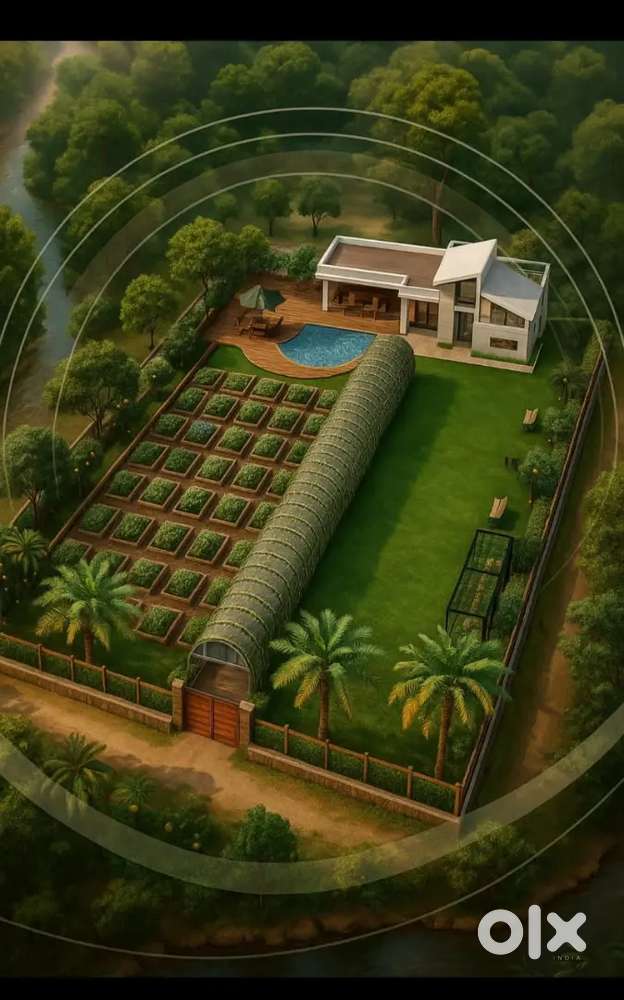 नदी से लगा हुआ डेवलप फॉर्महाउस,,PRIMIUM FARMHOUSE IN RAIPUR CENTER
